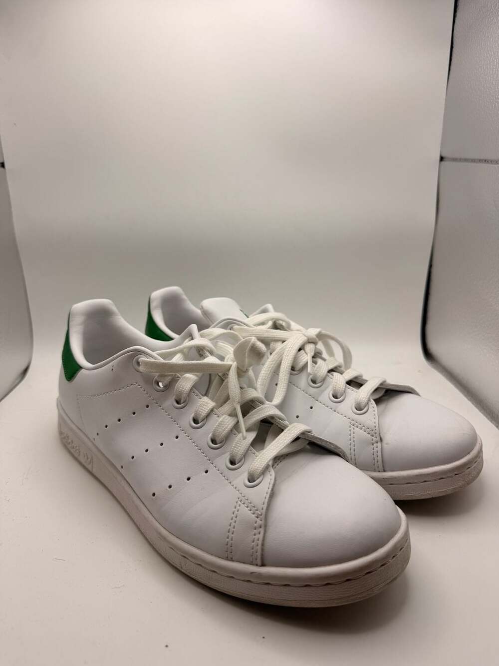Adidas Stan Smith Size 7.5 White Green Primegreen Sneakers